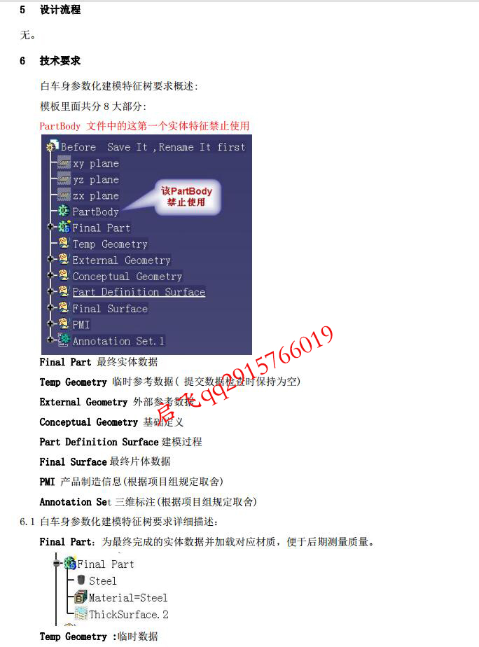 白车身参数化建模标准