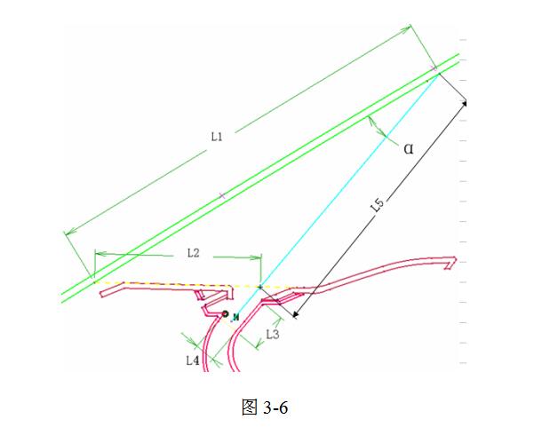 仪表板与前风档间隙3mm～3.5mm左右，该处间隙不要太大，设计时３mm，装车验证时候很可能就是5mm；上图中15mm的距离是用来贴海绵条的，0.5mm的台阶面是为了两个模具之间拼接方便、减小分模线问题；在仪表板最前端厚度在1.5mm～2mm左右。 3.5前除霜风口的布置 ① 国家强检标准GB11556-1994对除霜性能的要求 实验开始后20min时，至少应将A区的80%面积的霜除净； 实验开始后25min时，至少应将A’区的80%面积的霜除净； 实验开始后40min时，至少应将B区的95%面积的霜除净。 ② 国家强检标准GB11555-1994对除雾性能的要求 试验开始后10min时，至少应将A区90%和B区80%面积上的雾除净； 在仪表板上布置格栅时可以参照以下方法：