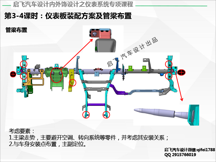 启飞汽车设计内外饰视频课程培训之附赠送仪表课程