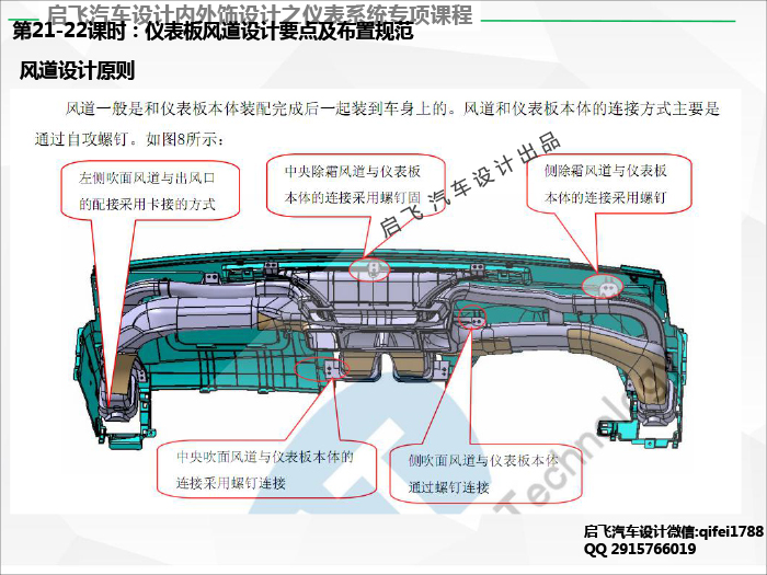 启飞汽车设计内外饰视频课程培训之附赠送仪表课程