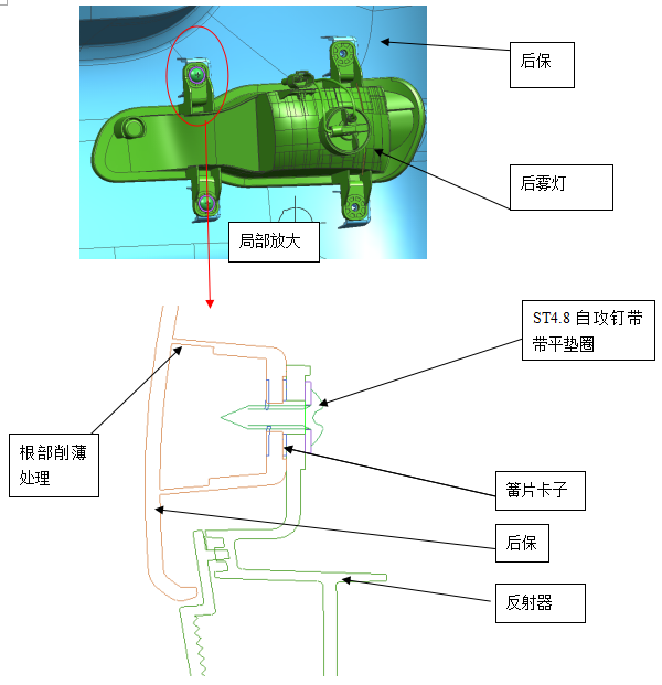 汽车外饰之----后保险杠设计过程(3)【启飞专业知识系统分享-外饰14】