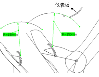 汽车内饰之---- 驾驶员腿部空间的布置和副仪表板扶手的布置【启飞专业知识系统分享-整车内饰开发22】
