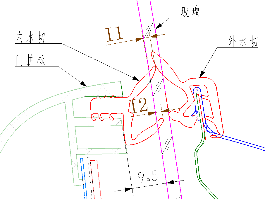 汽车内饰之----内外饰、仪表板常用断面（2）【启飞专业知识系统分享-整车内饰开发37】